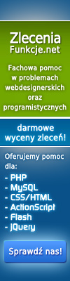 Zlecenia Funkcje.net - Fachowa pomoc